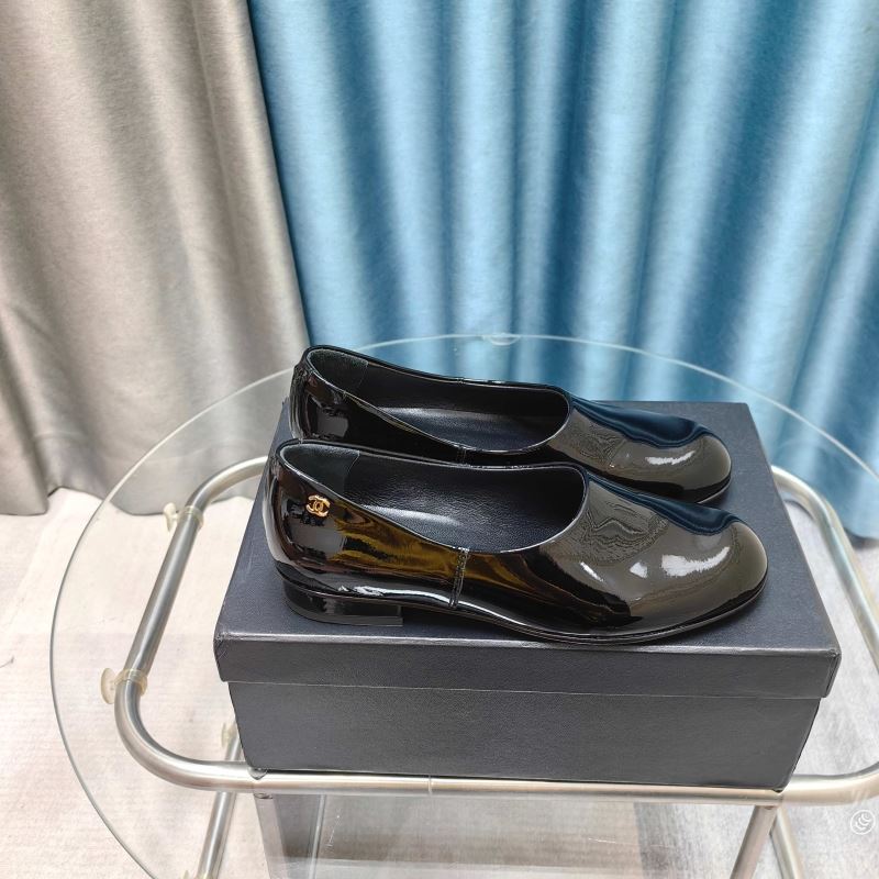 Ch*el leather shoes